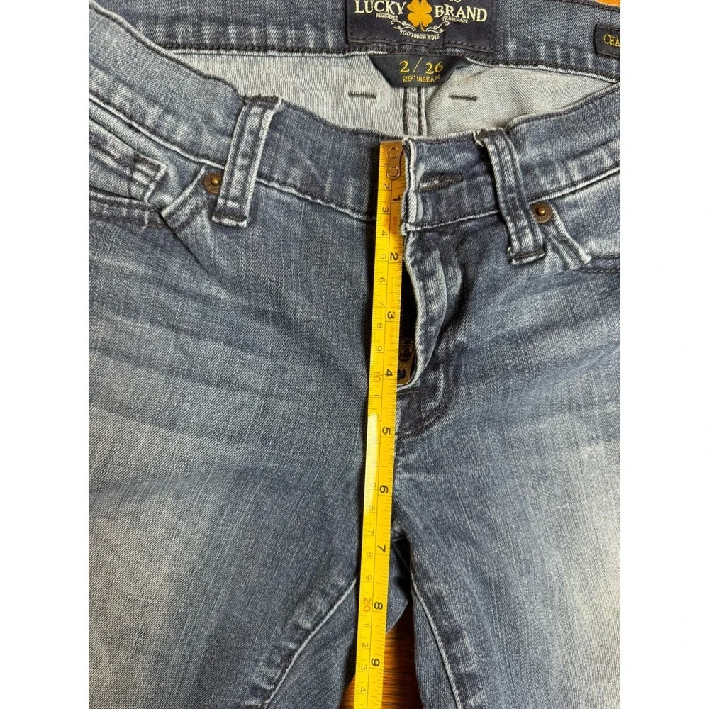 Lucky Brand Charlie Skinny Women's Stretch Size 2/26 Medium Wash Blue Jeans